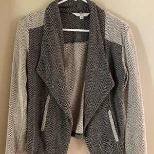 JACK brand Asymmetrical herringbone blazer size XS